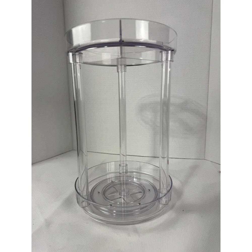 Clear Acrylic Two-tiered Rotating Multi-use‎ Organizer